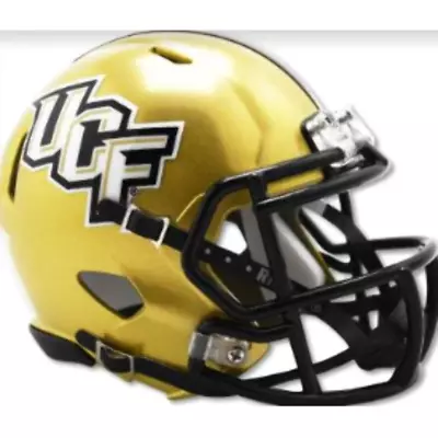 Central Florida Golden Knights Full Size Speed Replica Football Helmet UCF Gold • $134.99