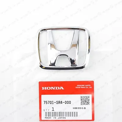 Genuine Honda 92-95 Civic 4dr 96-00 Civic Hatch 93-97 Del Sol Rear H Emblem • $30