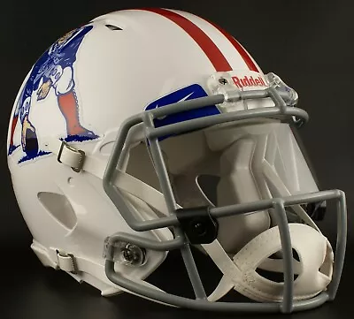 *CUSTOM* NEW ENGLAND PATRIOTS NFL Riddell Speed AUTHENTIC Football Helmet • $359.99