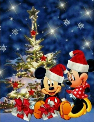 £5.15 • Buy Round 5D DIY Diamond Painting Full Drill Mickey Mouse Cross Stitch Kits Hobby