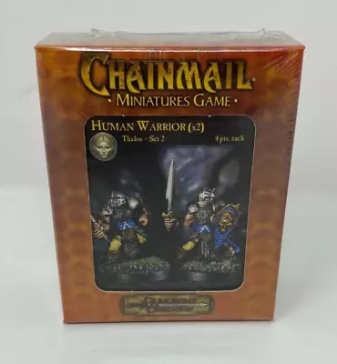 Dungeons And Dragons Chainmail: Human Warrior (x2) - Thalos Set 2 SEALED (D&D) • $14.99