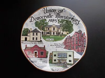 Colliery Collectors Plate - Union Of Democratic Mineworkers 1985 • £18