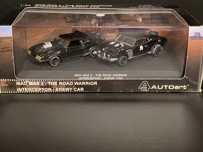 £153.45 • Buy AutoArt Mad Max 2 The Road Warrior Interceptor And Enemy Car 1/43