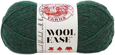 3 Pack Lion Brand Wool-Ease Yarn -Forest Green Heather 620-180 • £18.02