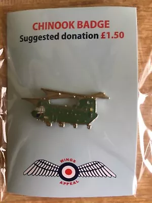 100 Years Of RAF/CHINOOK Badge/Pin-Brand New. • £1.75