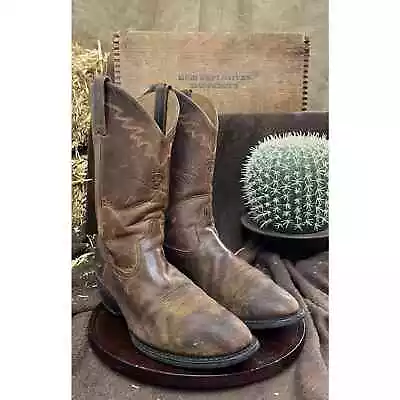 Ariat Men - Size 9EE - Brown Cowboy Boots Style 10002194 • $29