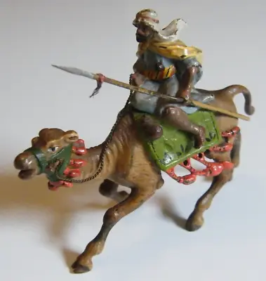 Cold Painted Austrian Bronze Arab On Camel Sculpture  #b11 • £159