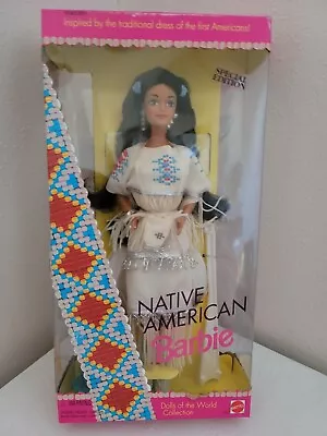 Barbie Native American Doll 1992 1st Edition #1753 Dolls Of The World NRFB SE • $17.99