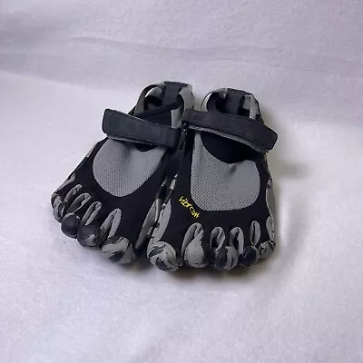 Vibram Fivefingers Shoes Men's 9.5 EU 42 Black Outdoor Water Athletic Grounding • $49.99