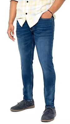 Men's Skinny Stretch Comfy Slim Fit Jeans • $21.99