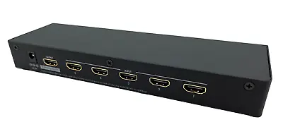 6 Port 1080P Video Aluminium HDMI Switch Switcher For HDTV PS3 DVD With Remote • $14.95