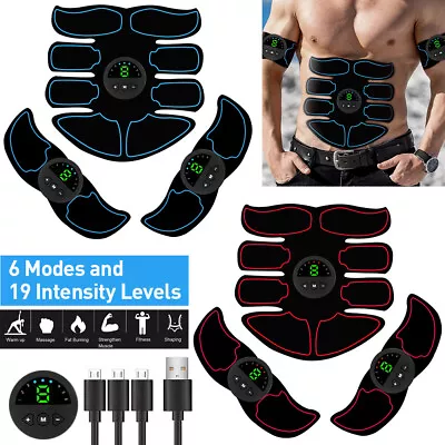 EMS Abdominal Muscle Toning Trainer ABS Stimulator Toner Fitness Binder Gym Belt • $10.69