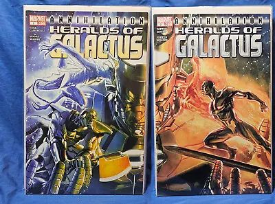 Annihilation Heralds Of Galactus 1 2 Lot (Marvel Comics 2007) Silver Surfer VF+ • $7.99
