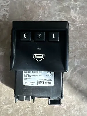 BMW E38 E39 E46 Homelink 3-Button Garage Door Opener Rolling Code Light Lit OEM • $37.50