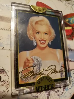 Marilyn Monroe Gold Redemption Card Certified By Manufacturer  • $50