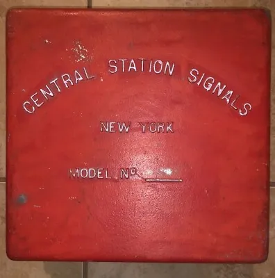 Vintage Antique Fire Alarm. Central Station Signals New York • $265