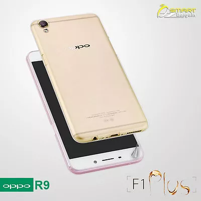 Soft TPU Gel Jelly Rubber Case Cover For  Oppo R9 ( F1 Plus ) + Screen Protector • $4.99