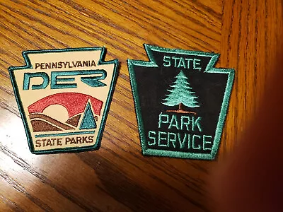 2 Pennsylvania Department Environmental Resources DER State Parks Patches Tree • $8