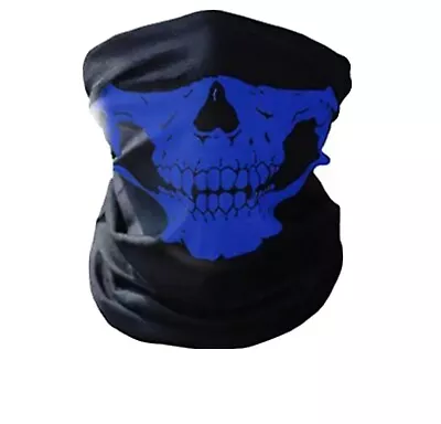 Ghost Biker Skull Hood Face Mask Motorcycle Ski Balaclava CS Sport Helmet Winter • $6.09