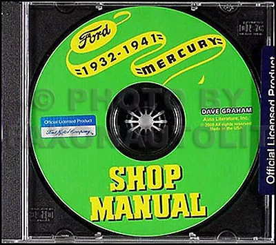 Lincoln Zephyr Repair Shop Manual CD 1936 1937 1938 1939 1940 1941 Service • $87.69