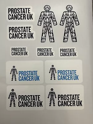 Prostate Cancer Uk Logo Stickers Printed & Cut Sizes 4cm To 8cm 10% Donation • £7