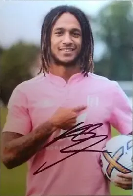 £3.25 • Buy Fulham FC Kevin Mbabu Hand Signed 6 X4  Photograph