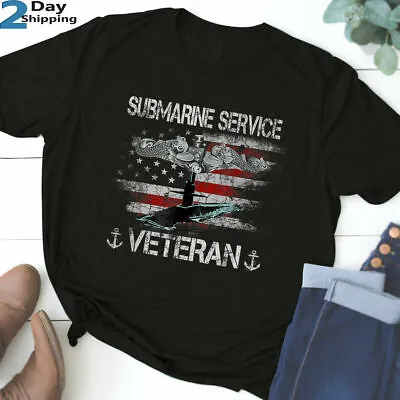 US Navy Submarine Service American Veteran T-Shirt • $9.99