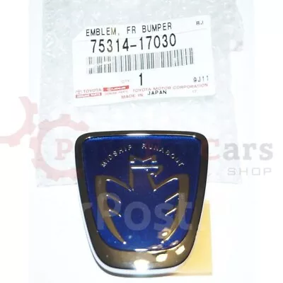 Genuine Toyota 00-07 Mr2 Spyder Blue Midship Runabout Front Emblem 75314-17030 • $36.95