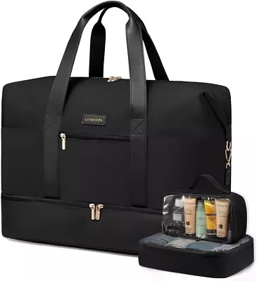 Travel Bags For Women Waterproof Overnight Weekend Duffle Gym Bag Maternity Hol • £52.56