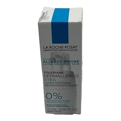 La Roche-Posay Toleriane Dermallergo Eyes Ultra Soothing Repair Moisturizer 20ml • $15.98