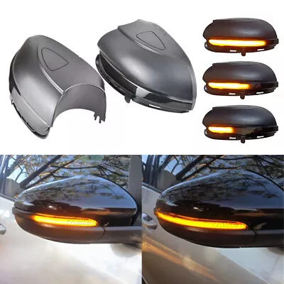 2x RearMirror LED Dynamic Turn Signal Light For VW Golf 6 MK6 GTI R20 2008-2014 • $40.99