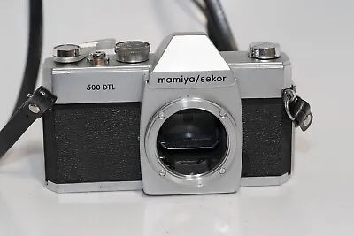 MAMIYA/SEKOR 500 DTL 35MM CAMERA BODY ONLY NICE Tested • $45