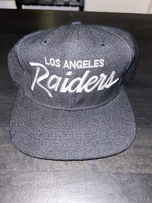 Vintage NFL Los Angeles Raiders LA Sports Specialties Snapback Cap Hat EUC • $495.95