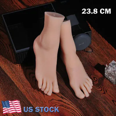 Silicone Feet Model 23.8cm Female Foot Mannequin Display Model Lifelike • $33.18