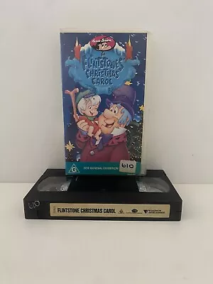 The Flintstones A Flintstones Christmas Carol VHS Video Tape Hanna Barbera PAL • $15.99