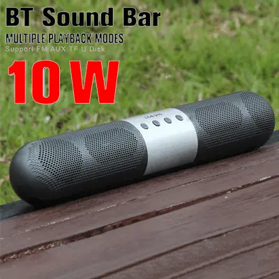 Portable Wireless Bluetooth Speaker Waterproof Stereo Bass Loud USB AUX MP3 FM • £14.99