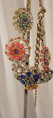 J. Crew Clear Statement Necklace Cluster • $30