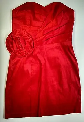 Masquerade Red Short Formal Prom Evening Party Cocktail Fancy Dress Size 3/4 NWT • $20