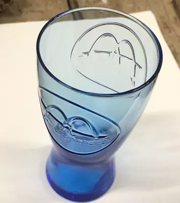 Vintage McDonalds Retro 1961 17-ounce Blue Drinking Glass • $15