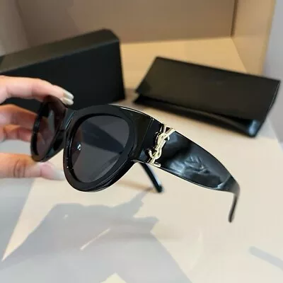 Saint Laurent Sunglasses SL M94 001 Shiny Black Frame Grey Lens • $138