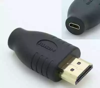 Micro HDMI Female Socket To HDMI Male Adapter Convertor HDMI A/M To D/F Adapter • $1.49