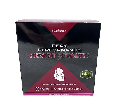 Melaleuca Womens Formula Peak Performance Heart Health 60 Packets  NEW • $39.74