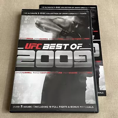 UFC Best 2009 (DVD 2-Disc Set) MMA Great Fights Silva St-Pierre Machida Lesnar + • $3.99