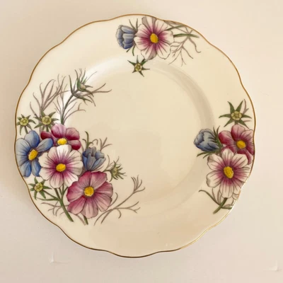 $24 • Buy Bone China ROYAL ALBERT England Flower Of The Month No 10 COSMOS Salad Plate 8“