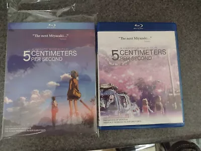 5 Centimeters Per Second Blu Ray Official Makoto Shinkai Like New With Slipcover • $39.99