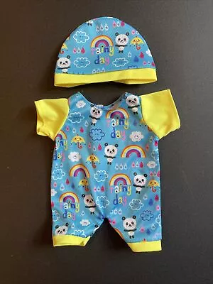 Doll Clothes 12” CPK Tender Love Baby Brother 16” Baby Alive Panda Romper & Hat • $7.50