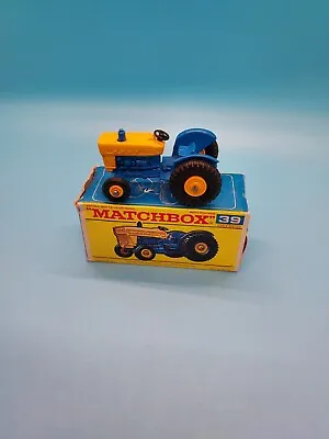 Matchbox 1-75 Series MB39c FORD TRACTOR(1967)(55mm).Nr Mint With Box. • £34.95