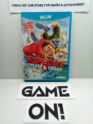 Wipeout: Create & Crash (Nintendo Wii U 2013) Complete Tested Working  • $15.99