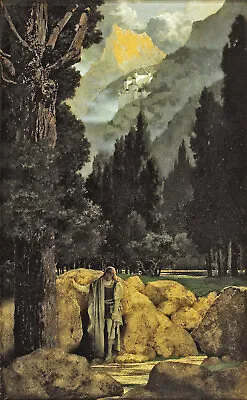 Maxfield Parrish - Poet's Dream (1901) - 17  X 22  Fine Art Print • $79.99