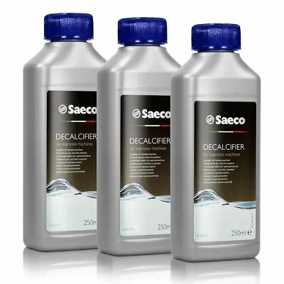 Saeco Decalcifier For Espresso Coffee Machines 250 Ml Pack Of 3 • £16.85